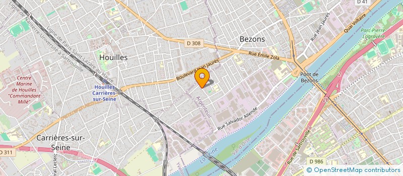 localisation de l'entreprise 843 595 679   BEZONS