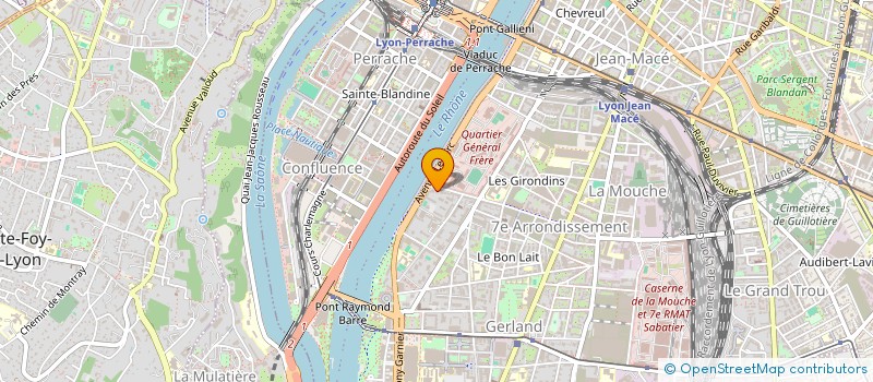 localisation de l'entreprise 843 597 774   LYON