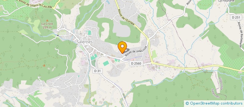 localisation de l'entreprise 843 604 273   SALERNES