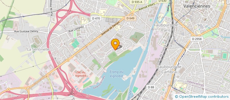localisation de l'entreprise 843 611 484 à VALENCIENNES