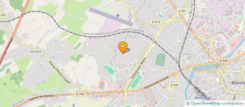 localisation de l'entreprise 843 626 524   MONTLUCON