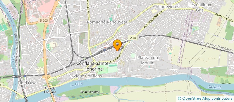 localisation de l'entreprise 843 635 293   CONFLANS-SAINTE-HONORINE