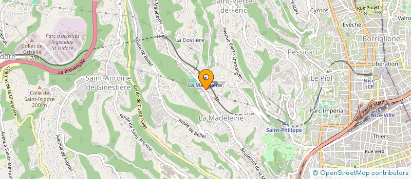 localisation de l'entreprise 843 645 508   NICE