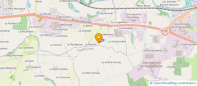 localisation de l'entreprise 843 649 351   SERVON-SUR-VILAINE