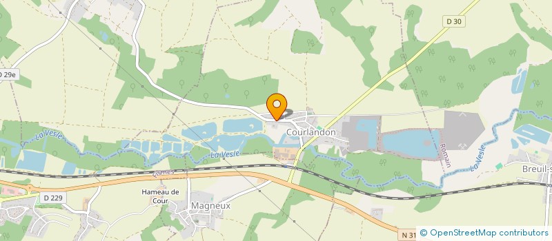 localisation de l'entreprise 843 664 756   COURLANDON