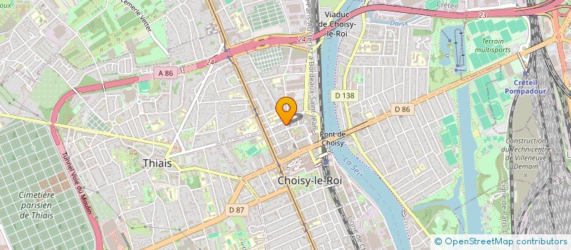 localisation de l'entreprise 843 666 397   CHOISY-LE-ROI