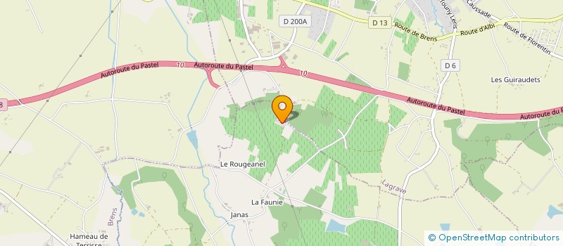 localisation de l'entreprise 843 681 552   LAGRAVE