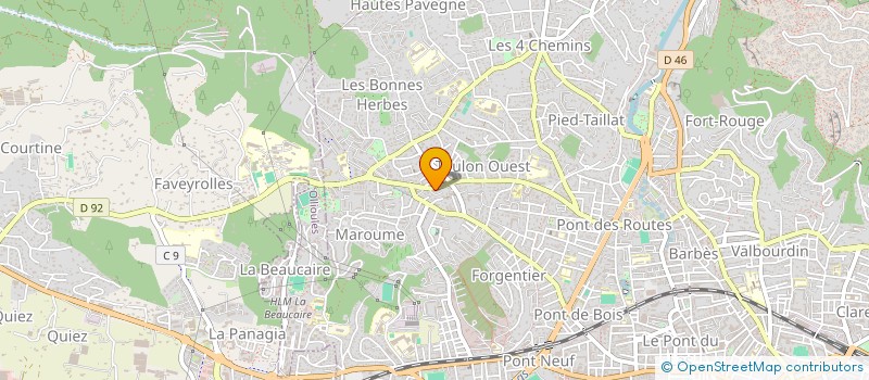 localisation de l'entreprise 843 687 831 à MANDELIEU-LA-NAPOULE