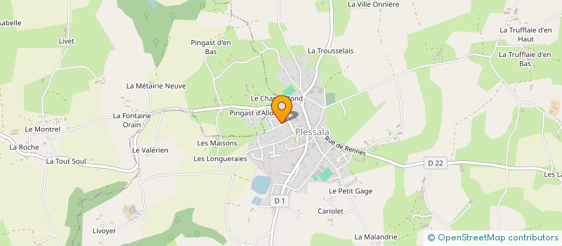 localisation de l'entreprise 843 702 614  à LE MENE
