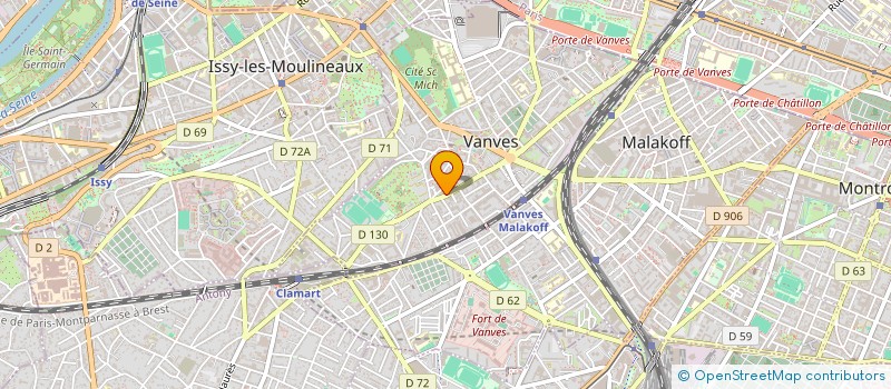 localisation de l'entreprise 843 705 476   VANVES