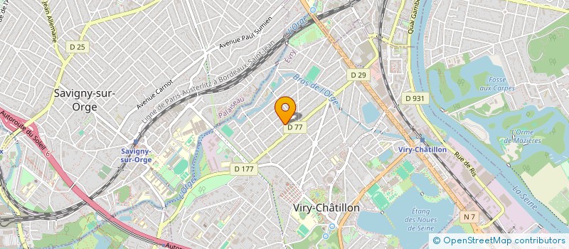 localisation de l'entreprise 843 724 931 à VIRY-CHATILLON