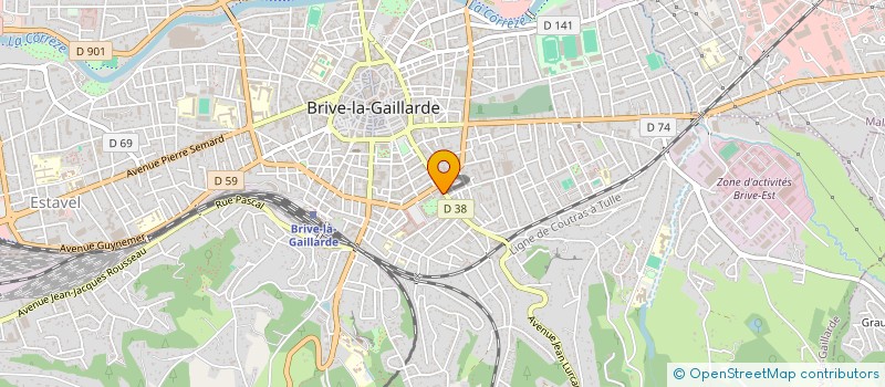 localisation de l'entreprise 843 734 815   BRIVE-LA-GAILLARDE