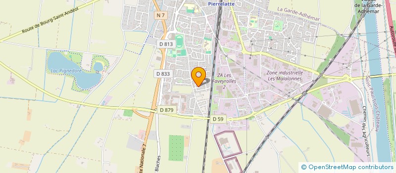 localisation de l'entreprise 843 785 817   PIERRELATTE