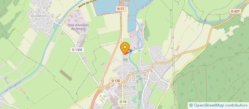 localisation de l'entreprise 843 808 536   DOUBS