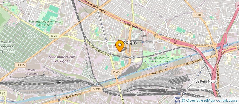 localisation de l'entreprise 843 825 035   BONDY