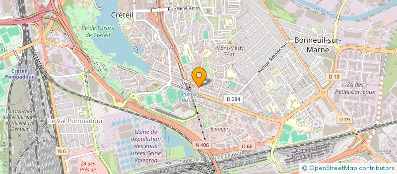 localisation de l'entreprise 843 859 612   CRETEIL