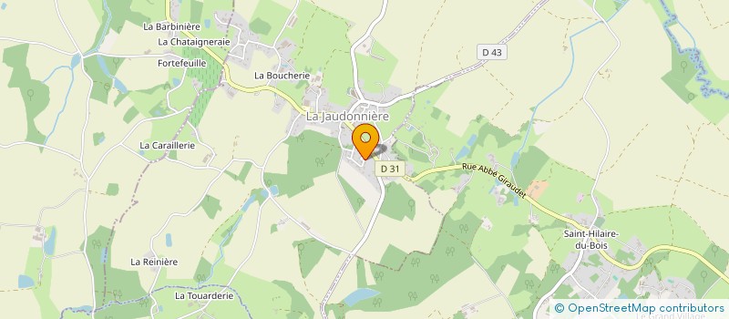 localisation de l'entreprise 843 861 295   LA JAUDONNIERE