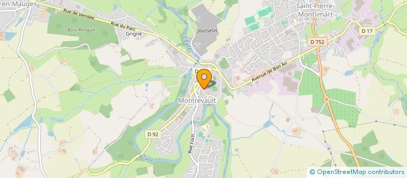localisation de l'entreprise 843 861 980  à MONTREVAULT-SUR-EVRE