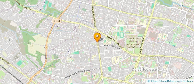 localisation de l'entreprise 843 870 080  à PAU