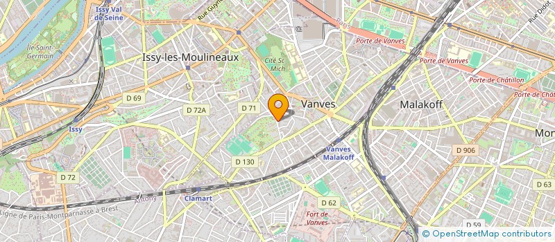 localisation de l'entreprise 843 884 974 à VANVES