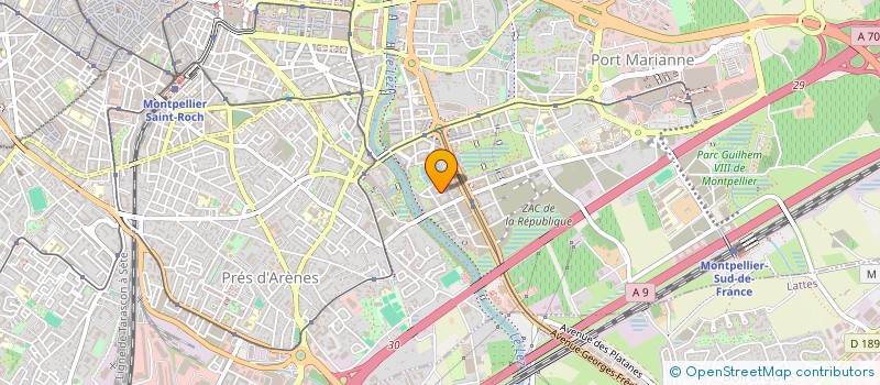 localisation de l'entreprise 843 954 447   SAINT-AUNES