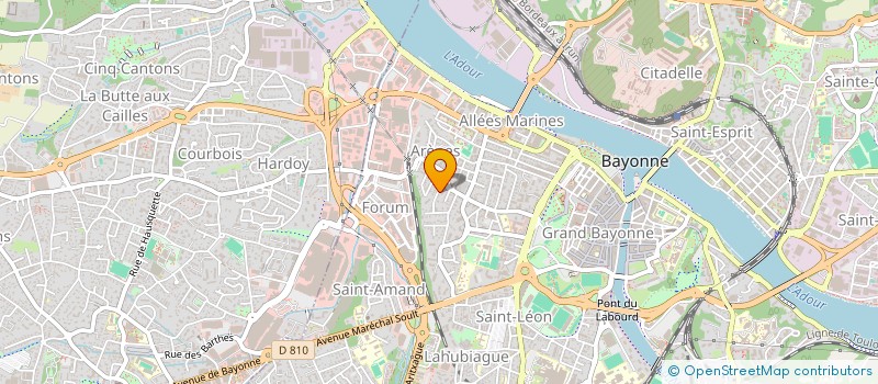 localisation de l'entreprise 843 954 850  à BAYONNE