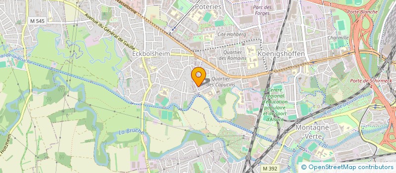 localisation de l'entreprise 843 968 827 à STRASBOURG
