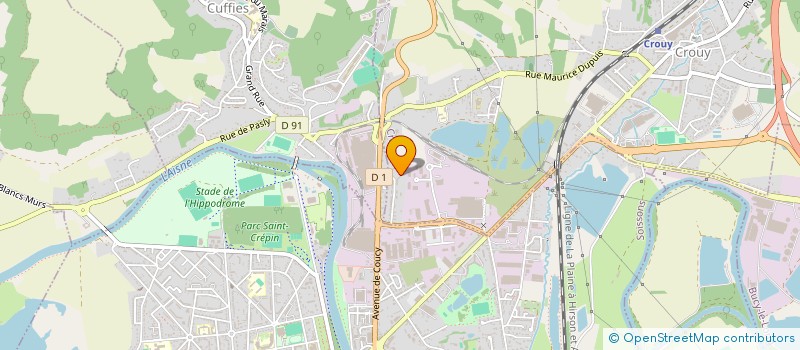 localisation de l'entreprise 843 989 633  à SOISSONS