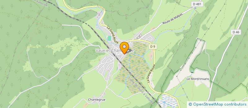 localisation de l'entreprise 843 997 487   VAUX-ET-CHANTEGRUE