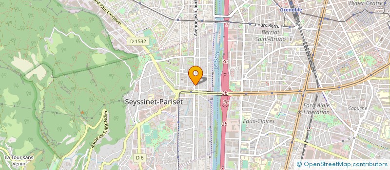 localisation de l'entreprise 844 011 791   SEYSSINET-PARISET