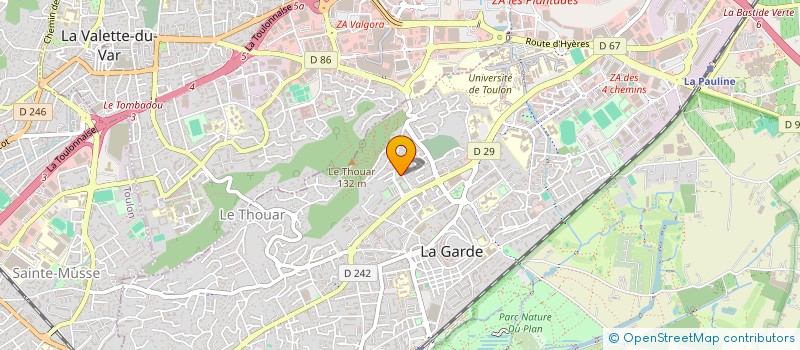 localisation de l'entreprise 844 024 687 à LA GARDE