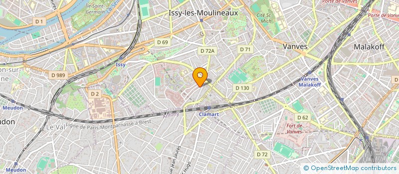 localisation de l'entreprise 844 025 999  à ISSY-LES-MOULINEAUX