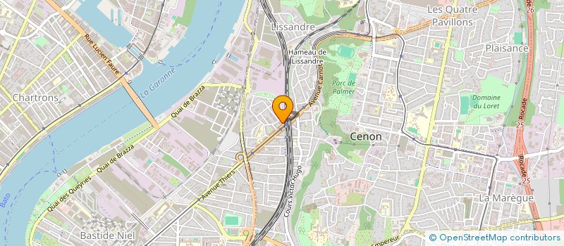 localisation de l'entreprise 844 026 112   CENON