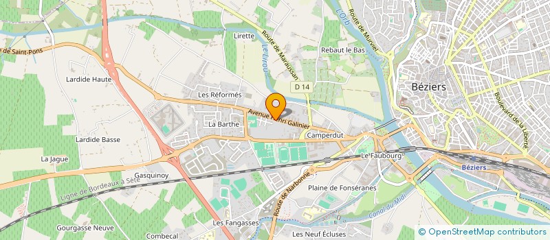 localisation de l'entreprise 844 060 780   BEZIERS