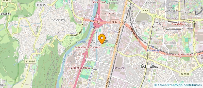 localisation de l'entreprise 844 076 703  à ECHIROLLES