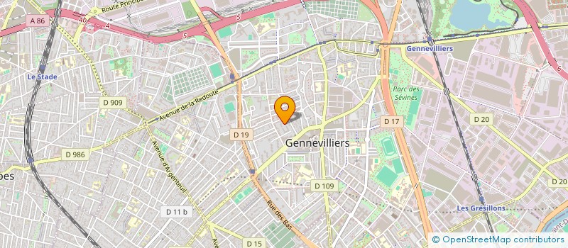 localisation de l'entreprise 844 086 538 à GENNEVILLIERS