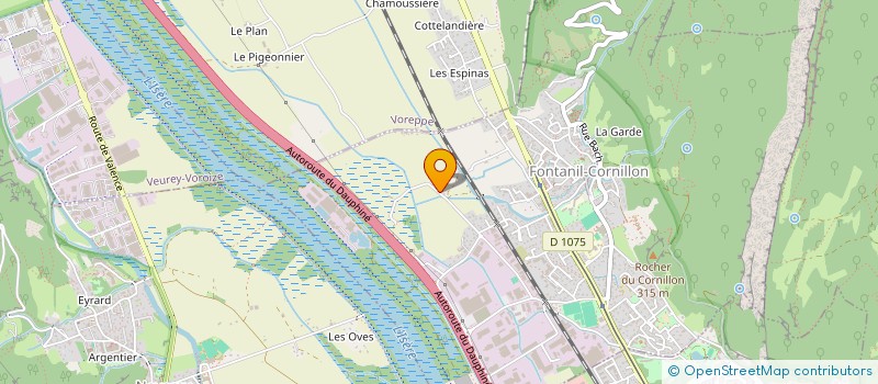 localisation de l'entreprise 844 095 398   FONTANIL-CORNILLON