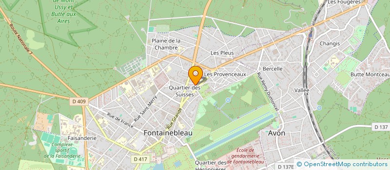 localisation de l'entreprise 844 134 403   FONTAINEBLEAU