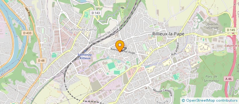localisation de l'entreprise 844 154 682 à RILLIEUX-LA-PAPE