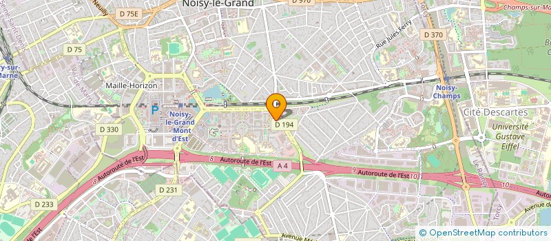 localisation de l'entreprise 844 173 641 à NOISY-LE-GRAND