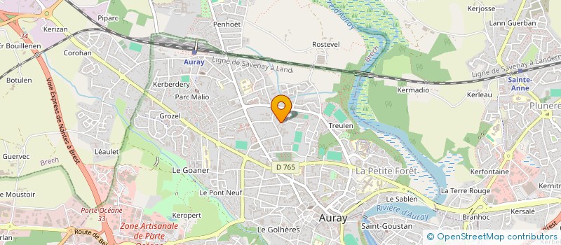 localisation de l'entreprise 844 182 204  à AURAY