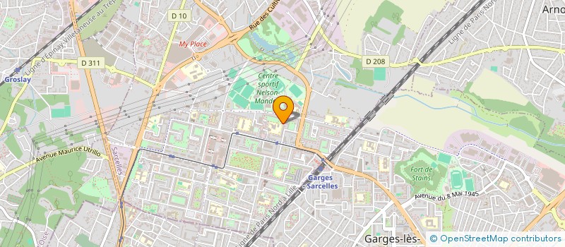 localisation de l'entreprise 844 200 444 à SARCELLES