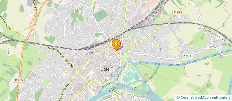 localisation de l'entreprise 844 203 372   DOLE