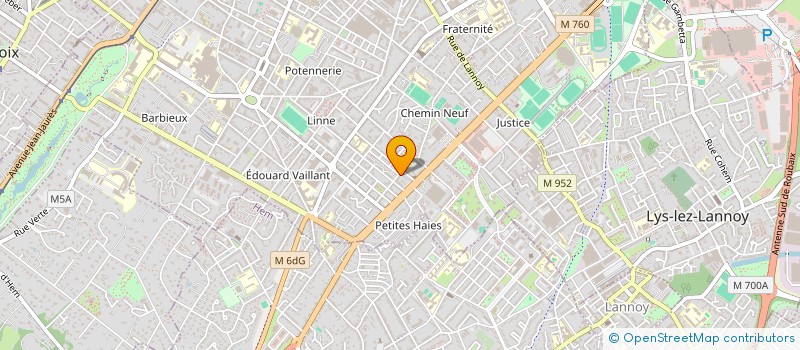 localisation de l'entreprise 844 231 696   ROUBAIX