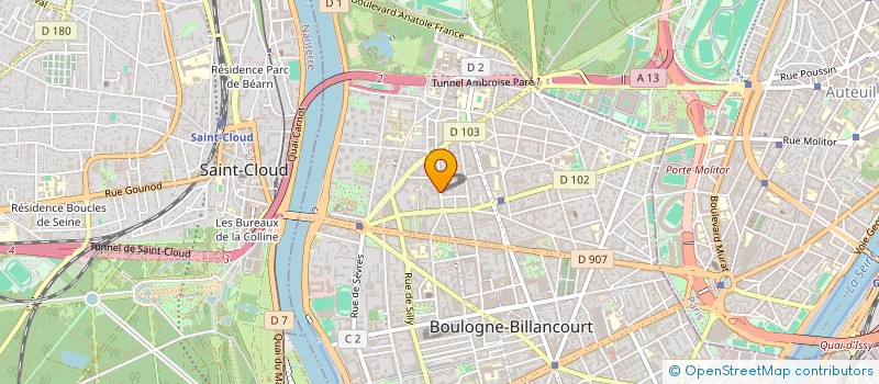 localisation de l'entreprise 844 240 853   BOULOGNE-BILLANCOURT