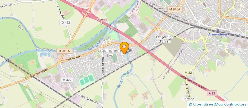 localisation de l'entreprise 844 248 559   ERQUINGHEM-LYS