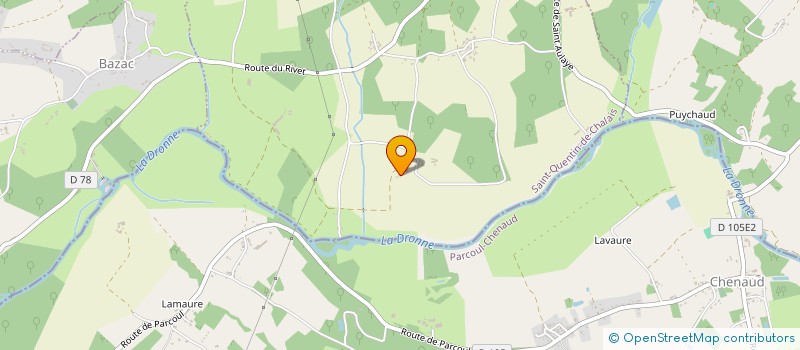 localisation de l'entreprise 844 275 487   SAINT-QUENTIN-DE-CHALAIS