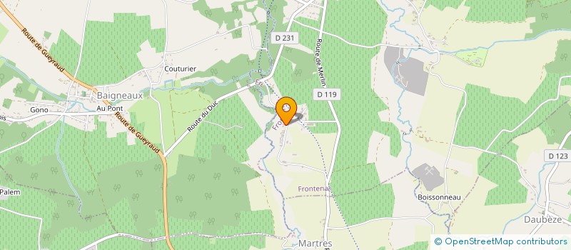 localisation de l'entreprise 844 369 660   FRONTENAC