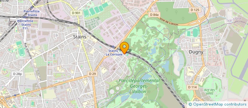 localisation de l'entreprise 844 394 973 à STAINS