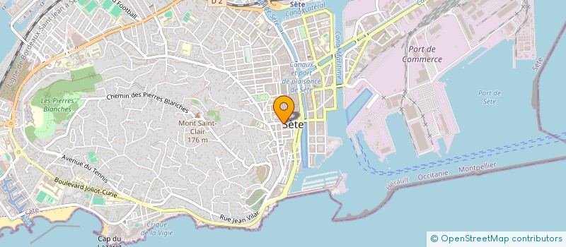 localisation de l'entreprise 844 414 649   SETE